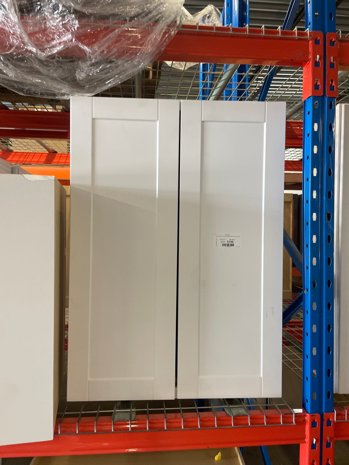 Shaker 30 in. W x 12 in. D x 42 in. H Assembled Wall Kitchen Cabinet in Satin White