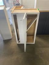 Newport 24 in. W x 12 in. D x 30 in. H Assembled Plywood Blind Wall Kitchen Cabinet in Pacific White with Soft Close LH