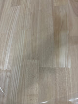 8 ft. L x 25 in. D Unfinished Hevea Solid Wood Butcher Block Countertop With Square Edge