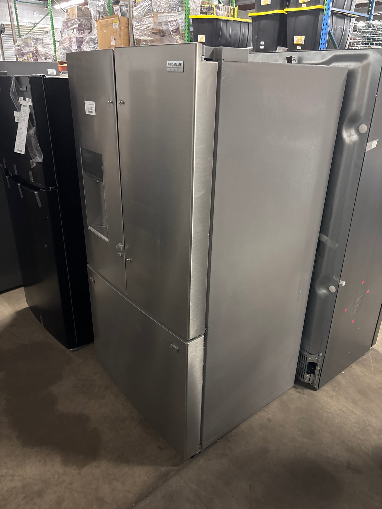 Gallery 36 in. 28 cu. ft. Standard Depth French Door Refrigerator in Smudge-Proof Stainless Steel