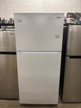 18.1 cu. ft. Top Freezer Refrigerator with Adjustable Glass Shelving in White, Garage Ready