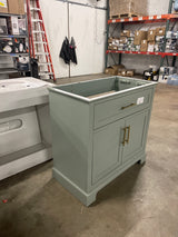 Doveton 36 in. Single Sink Sage Green Bath Vanity without Top
