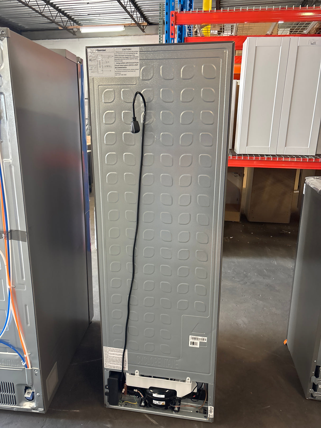 Hisense 10.2 cu. ft. Garage Ready Frost Free Convertible Upright Freezer with Seal Break Handle