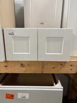 Vesper White Shaker Assembled Plywood Wall Kitchen Cabinet with Soft Close 24 in. x 12 in. x 12 in.
