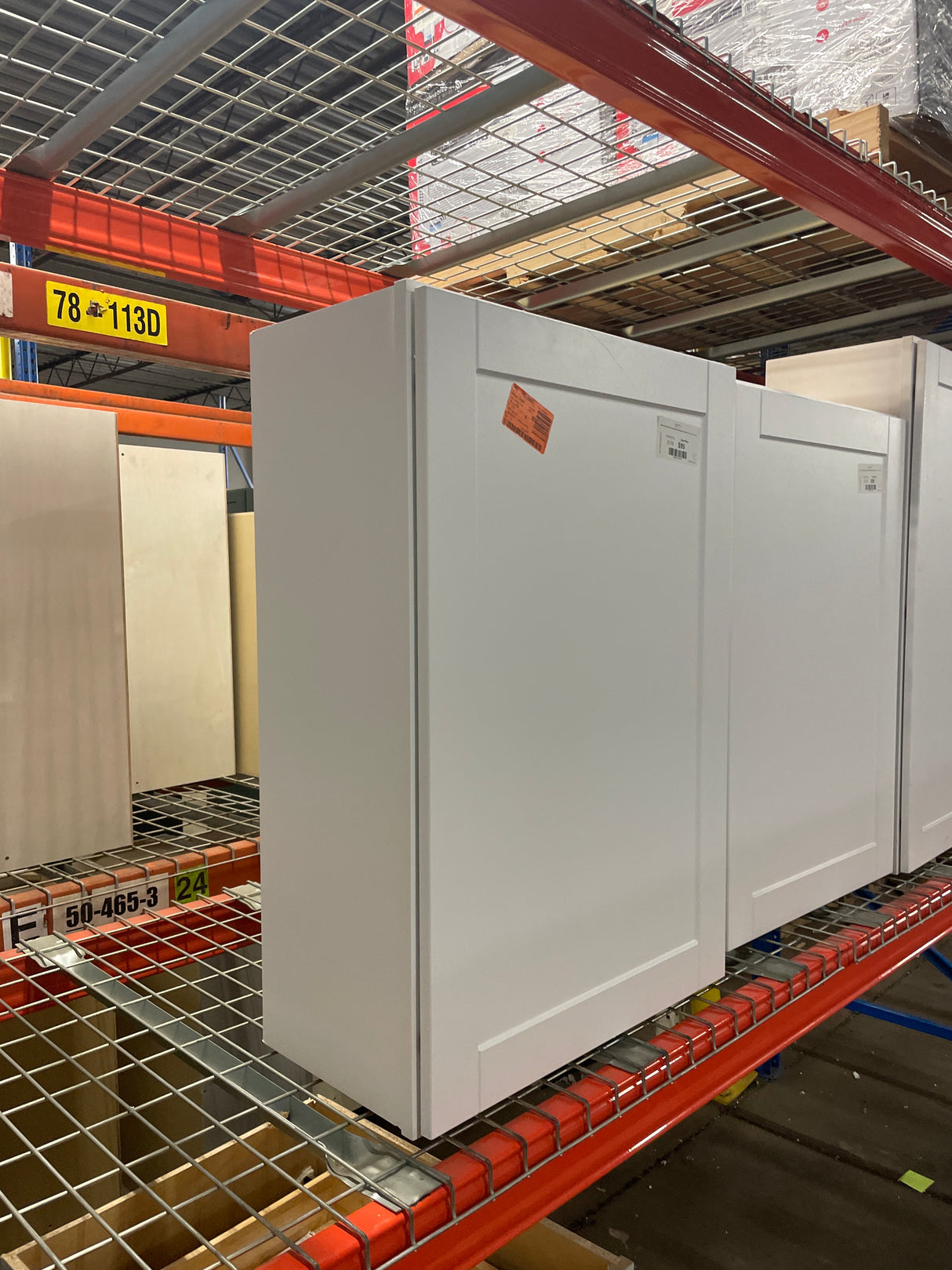 Shaker Satin White Stock Assembled Wall Kitchen Cabinet (24 in. x 36 in. x 12 in.)