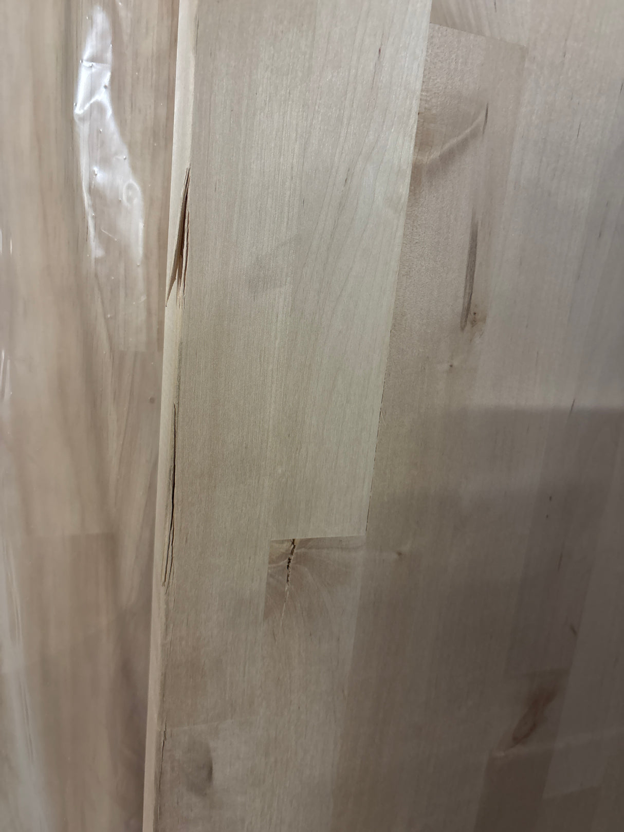 8 ft. L x 25 in. D Unfinished Birch Butcher Block Countertop in With Standard Edge