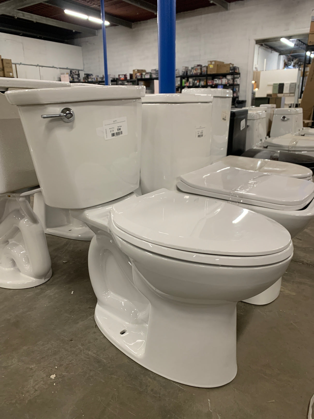 Cadet 12 in. Antimicrobial 2-Piece 1.28 GPF Single Flush Chair Height Round Toilet with Slow Close Seat in White