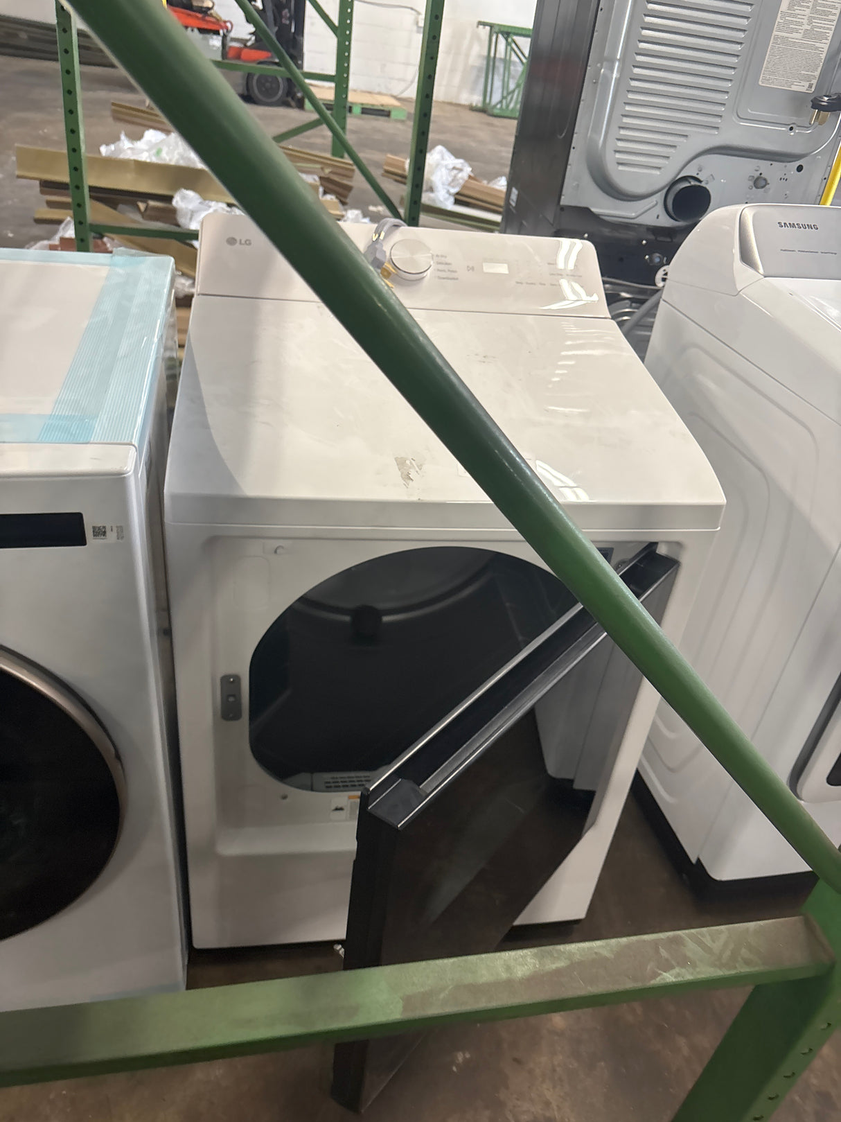 LG 7.3 cu. ft. Electric Rear Control Dryer with ThinQ Smart Features