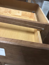 Sinclair 30 in. W x 24 in. D x 34.5 in. H Assembled Base Kitchen Cabinet in Shaker Saddle Oak