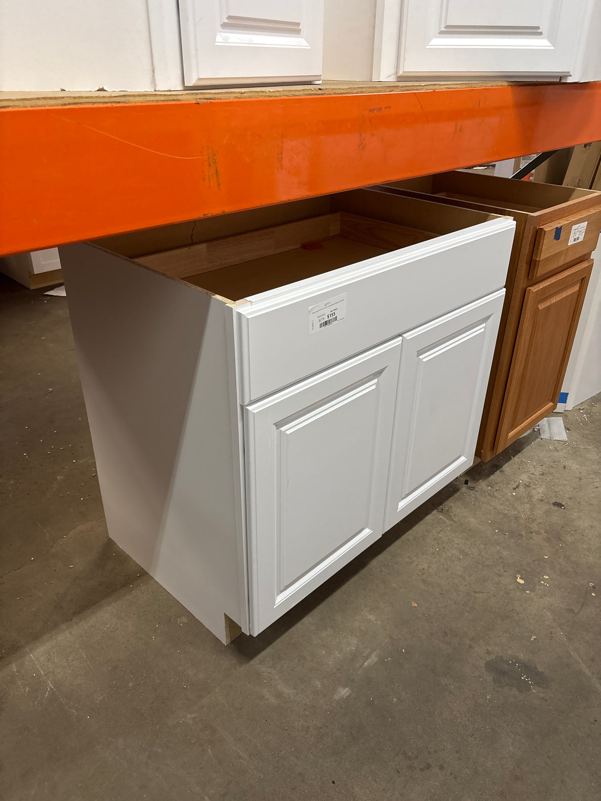 Hampton 36 in. W x 24 in. D x 34.5 in. H Assembled Base Cabinet in Satin White