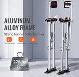 Drywall Stilts 36 in. - 50 in. Adjustable Aluminum Tool Stilts Durable and Non-slip Work Stilts