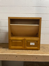 30W x 12 D x 30 H Medium Oak Microwave Cabinet