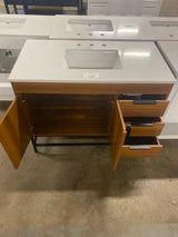 Regal Vanity 2dr 3dw 42"x22"x33.5" in Teak