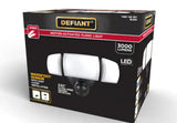 MaxDetect 240-Degree Black Motion Activated Wired Outdoor 3-Head Dusk-to-Dawn LED Security Flood Light 3000 Lumens