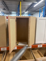 Hampton Assembled 24x36x12 in. Wall Diagonal Cabinet in Unfinished Beech