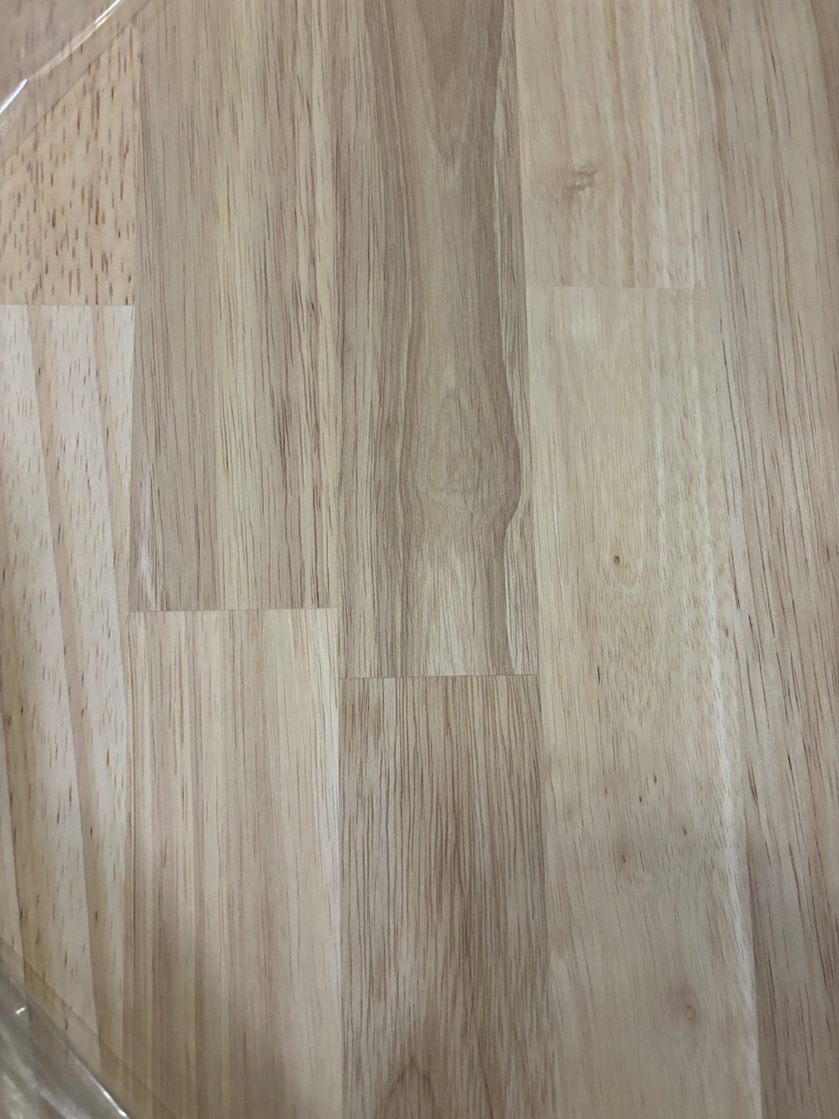 8 ft. L x 25 in. D Unfinished Hevea Solid Wood Butcher Block Countertop With Square Edge