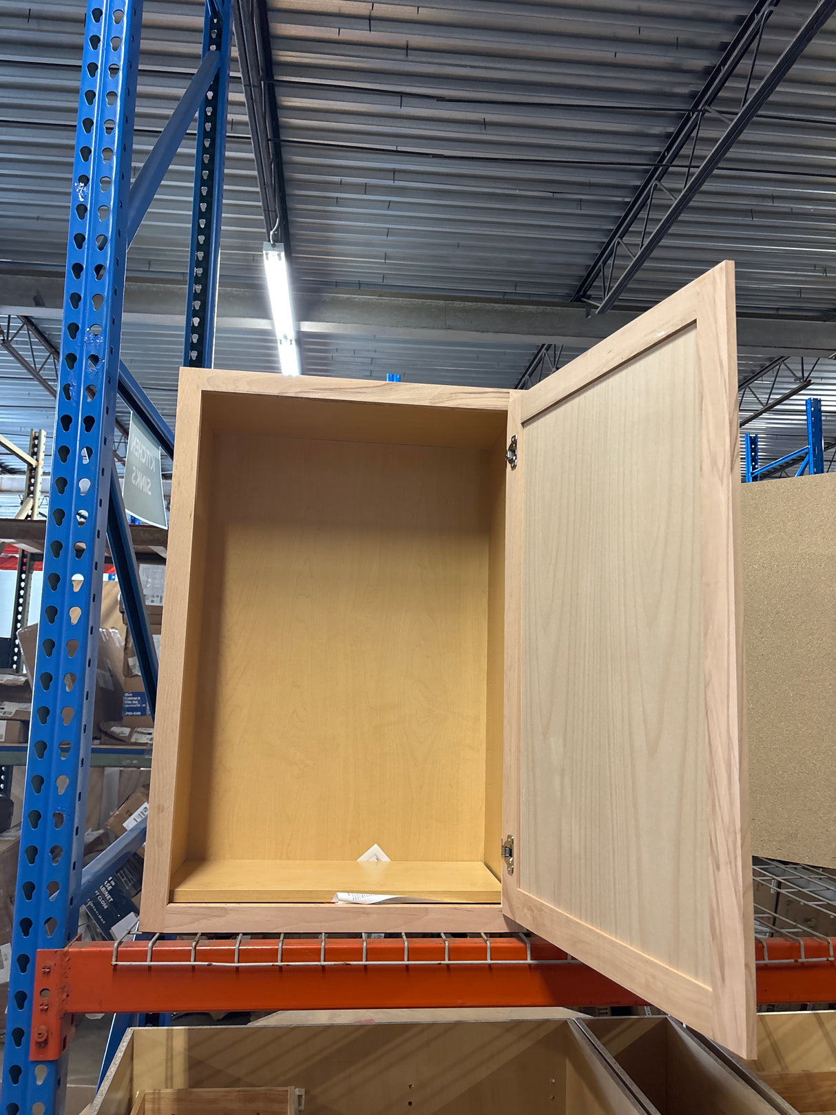 24 in. W x 12 in. D x 36 in. H Assembled Wall Kitchen Cabinet in Unfinished with Recessed Panel