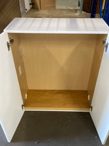 Cambridge Shaker Assembled 27x30x12 in. All Plywood Wall Cabinet with 2 Soft Close Doors in White