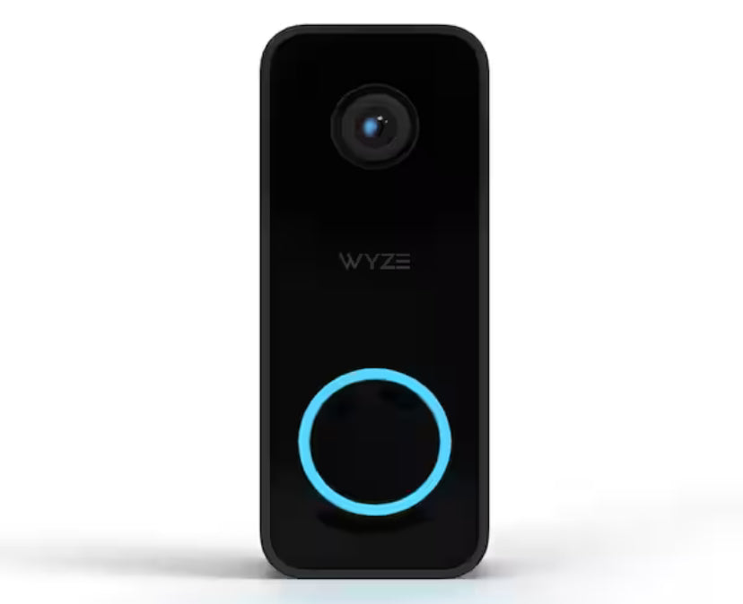 Wired Video Doorbell v2, 2K HD Video with Head-to-Toe view, 2-way Audio, Night Vision, Voice Assistants
