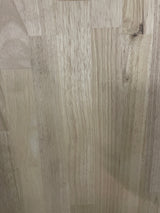8 ft. L x 25 in. D Unfinished Hevea Solid Wood Butcher Block Countertop With Square Edge