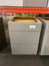 Westfield 24 in. W x 23.75 in. D x 35 in. H Shaker Stock Drawer Base Kitchen Cabinet in Dusk Gray