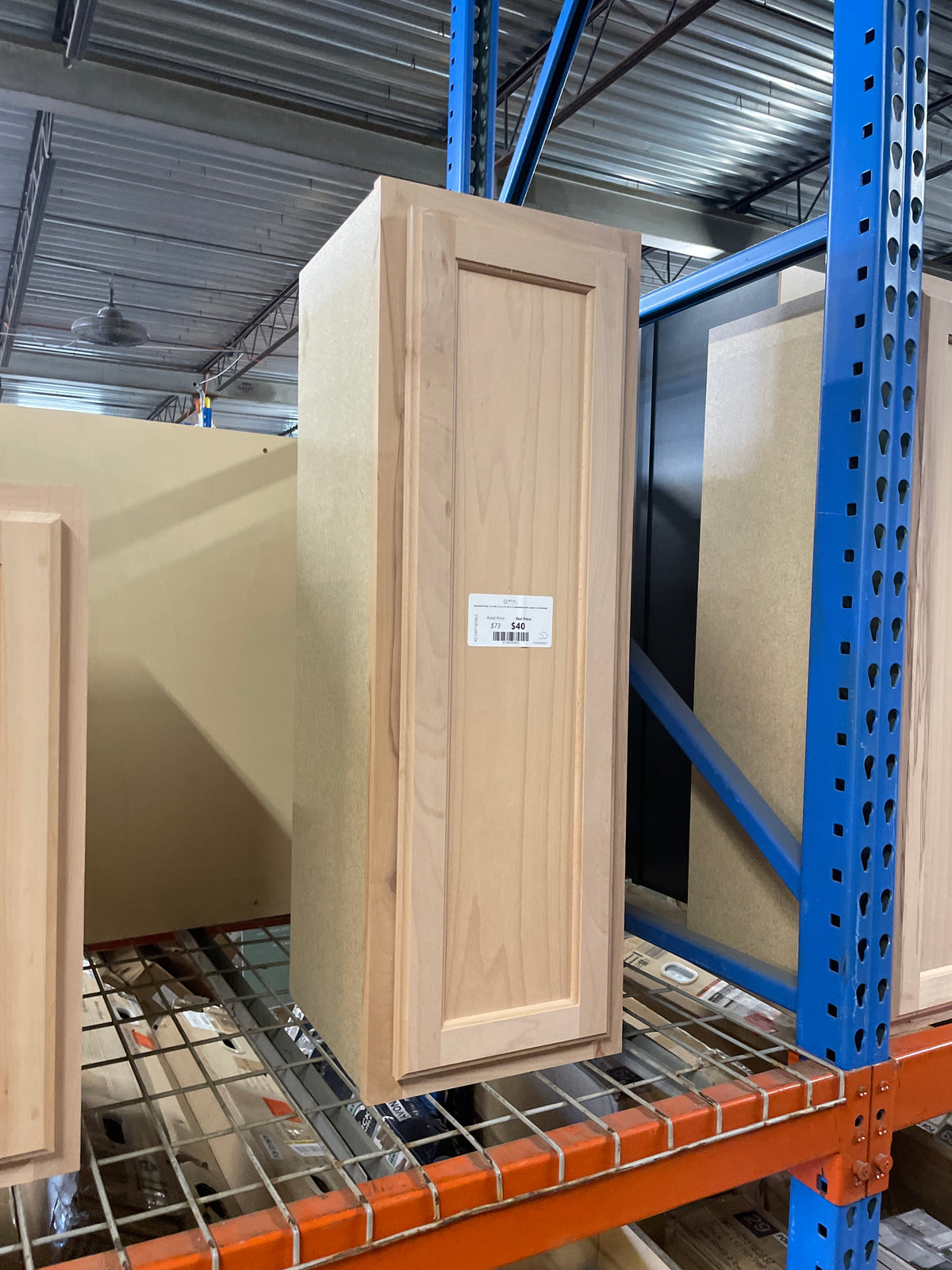 Recessed Panel 12 in. W x 12 in. D x 36 in. H Assembled Wall Cabinet in Unfinished