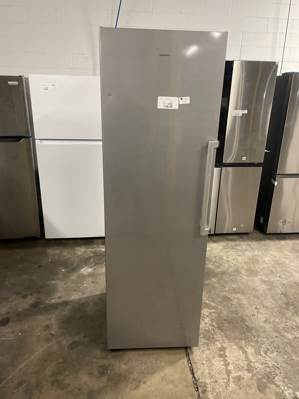 Samsung 11 cu. ft. Frost Free Convertible Upright Freezer in Stainless Steel