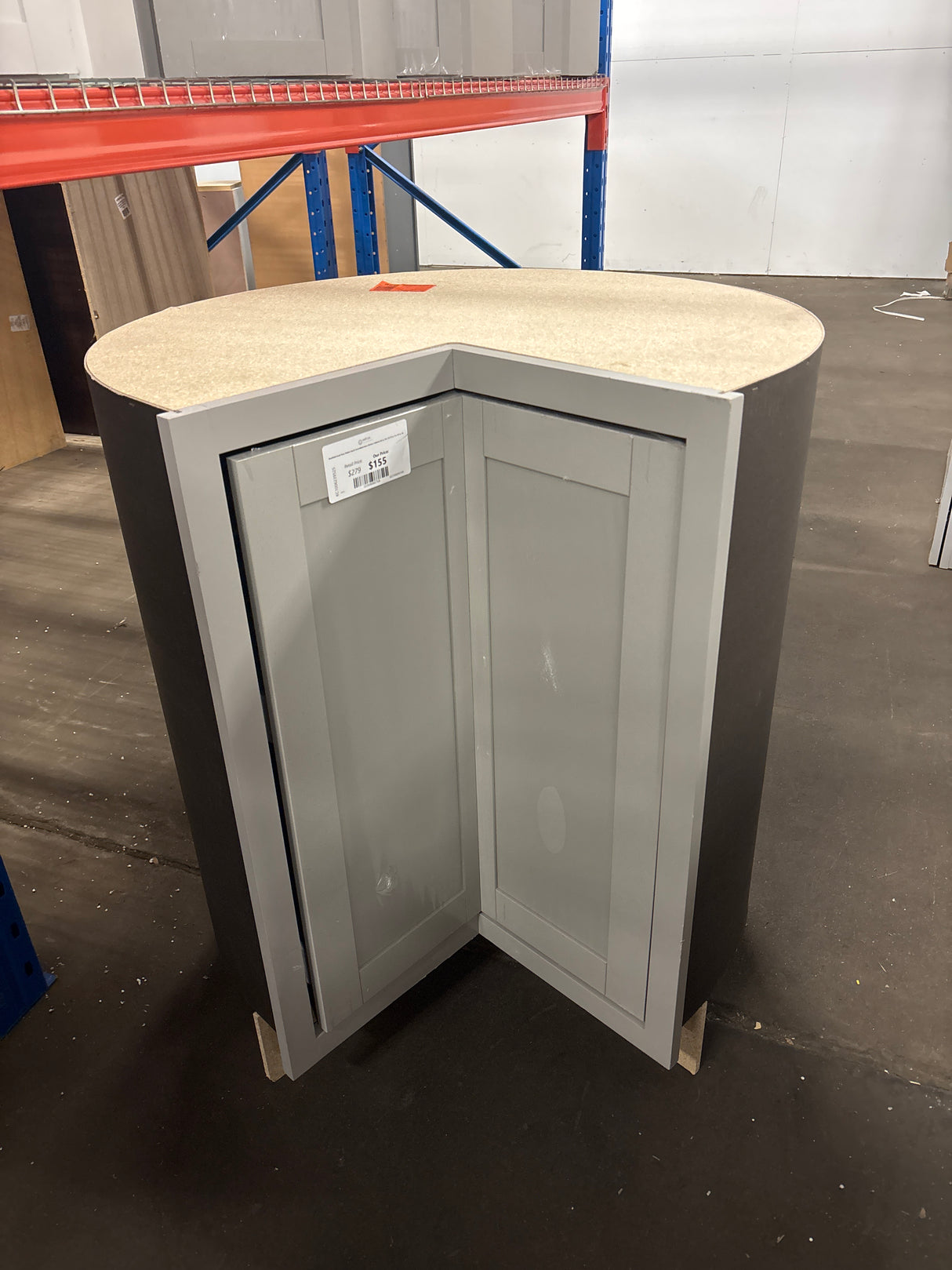 Westfield Dusk Gray Shaker Stock Assembled Base Kitchen Cabinet (36 in. W x 23.75 in. D x 35 in. H)