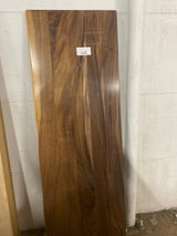 6 ft. L x 25 in. D Finished Saman Solid Wood Butcher Block Countertop With Live Edge