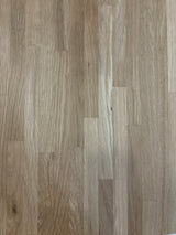 6 ft. L x 25 in. D Unfinished Oak Solid Wood Butcher Block Countertop with Eased Edge