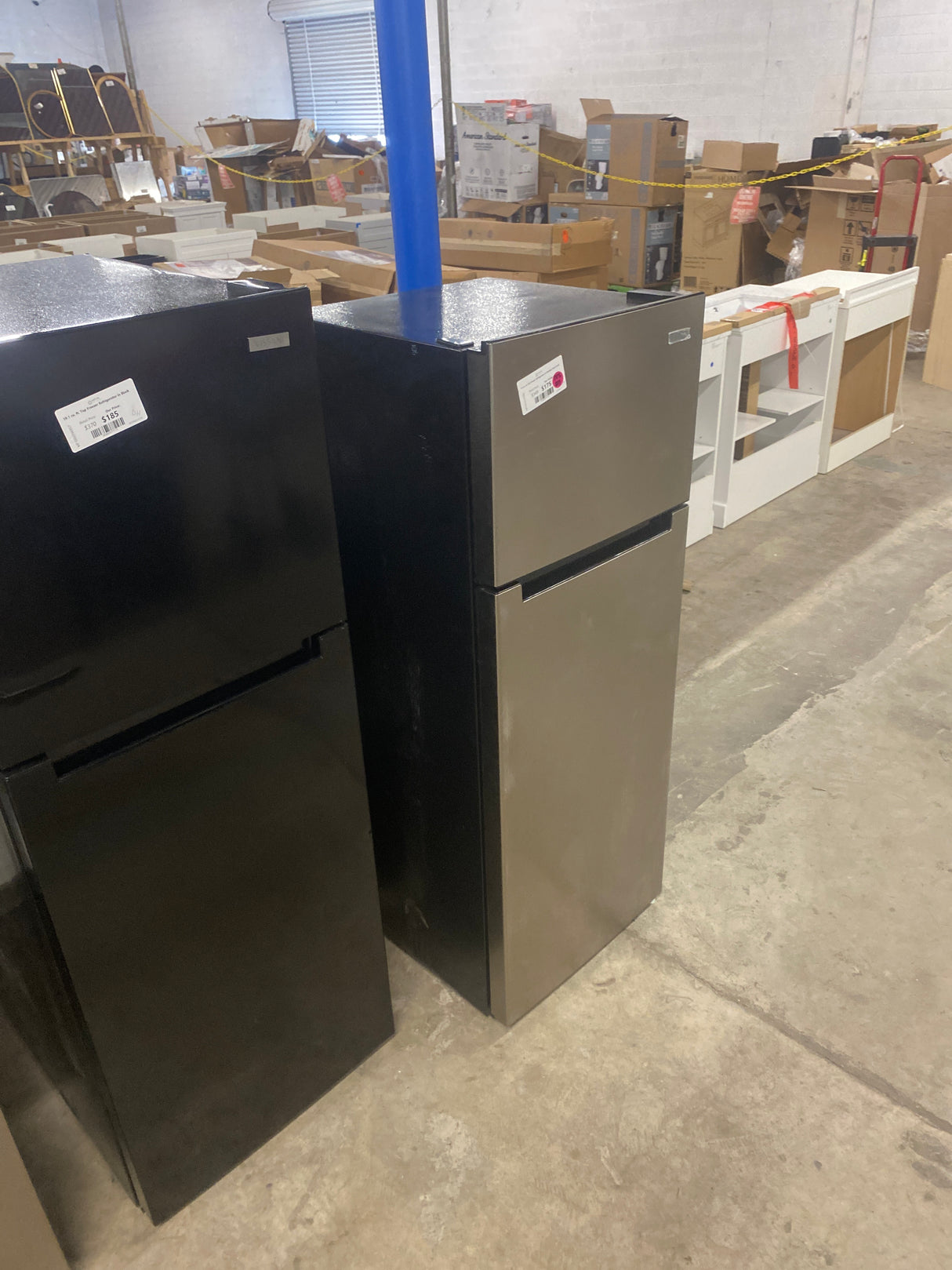 7.2 cu. ft. Top Freezer Refrigerator in Stainless Steel Look