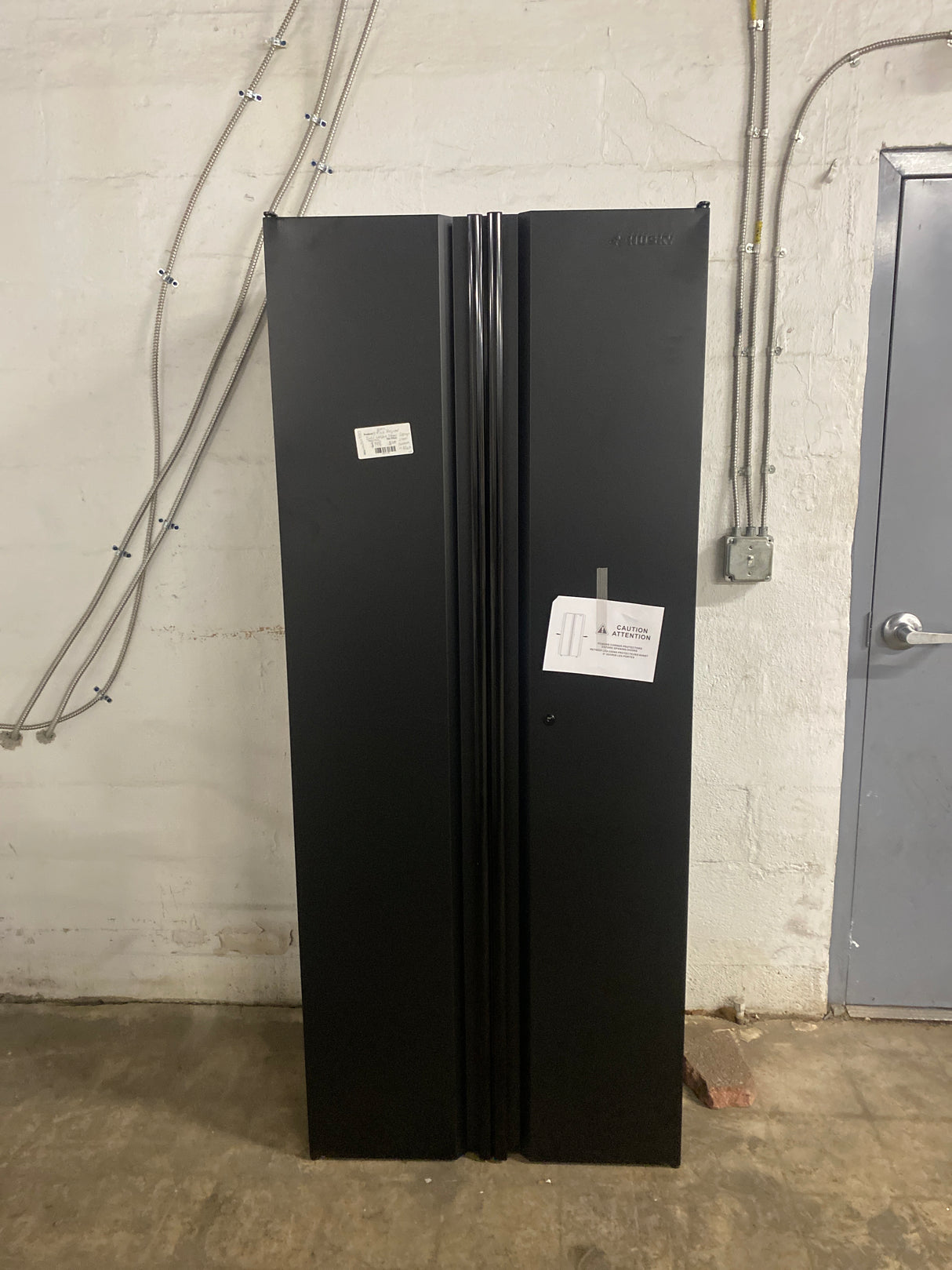 3-Piece Regular Duty Welded Steel Garage Storage System in Black