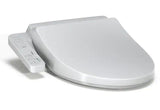 A2 Washlet Electric Heated Bidet Toilet Seat for Elongated Toilet in Cotton White