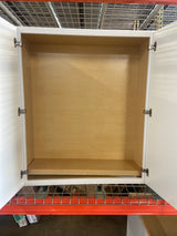 Shaker 36 in. W x 12 in. D x 42 in. H Assembled Wall Kitchen Cabinet in Satin White