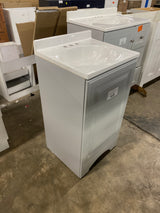 19 in. Single Sink Pearl Gray Bath Vanity with White Cultured Marble Top (Assembled)