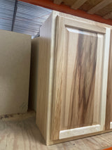 Hampton 33 in. W x 12 in. D x 30 in. H Assembled Wall Kitchen Cabinet in Natural Hickory