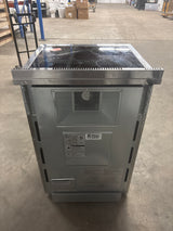24 in. 4 Burner Elements Freestanding Electric Range in Stainless Steel with Air Fry, Rotisserie and True Convection