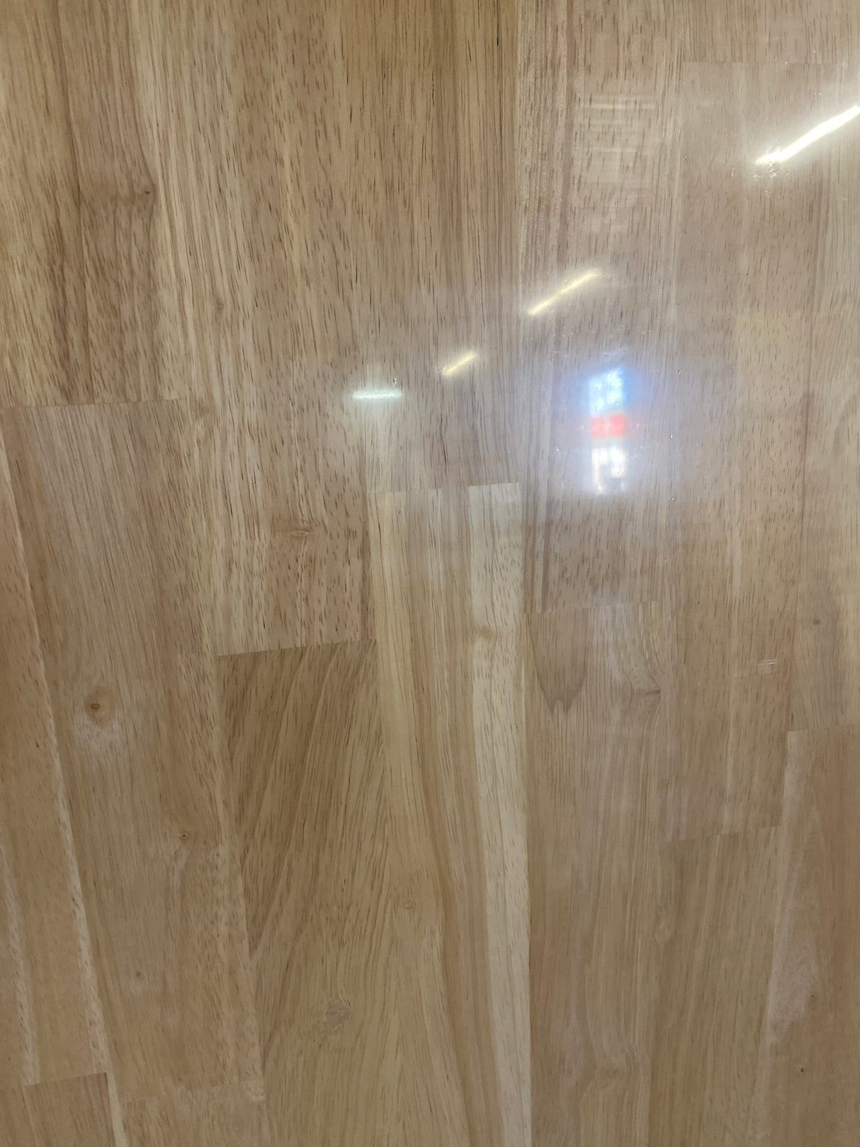 6 ft. L x 25 in. D Unfinished Hevea Solid Wood Butcher Block Countertop With Square Edge