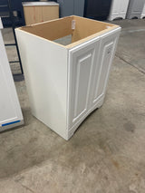 Everdean 25 in. W x 19 in. D x 34 in. H Single Sink Freestanding Bath Vanity in White without Top