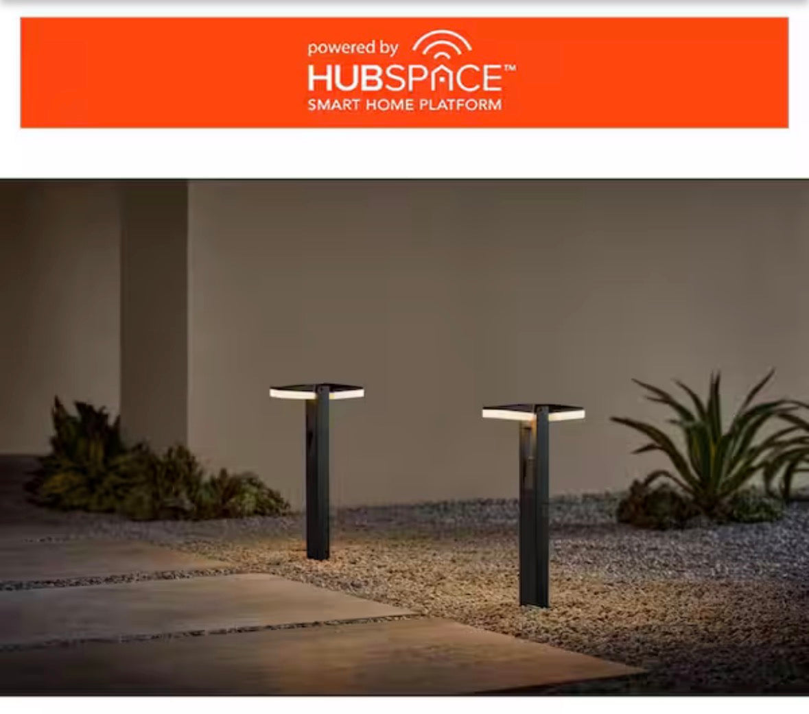 Smart Low Voltage Black Plug-in Integrated LED RGB Landscape Light Kit with Transformer Powered by Hubspace 2-Pack