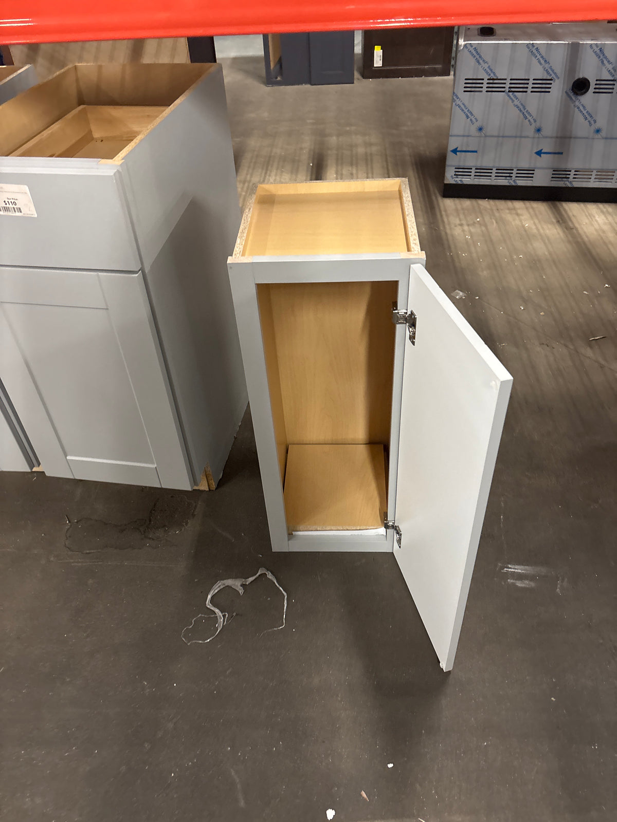 Shaker Assembled 12x30x12 in. Wall Kitchen Cabinet in Dove Gray