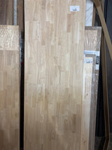 6 ft. L x 25 in. D Unfinished Hevea Solid Wood Butcher Block Countertop With Square Edge
