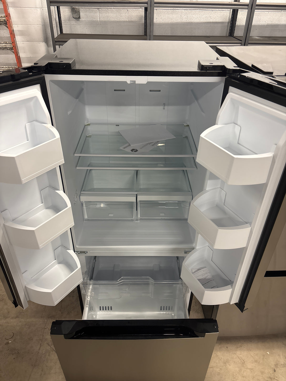 30 in. 18.4 cu. ft. Standard-Depth French Door Bottom Freezer Refrigerator in Fingerprint Resistant Stainless Steel Look