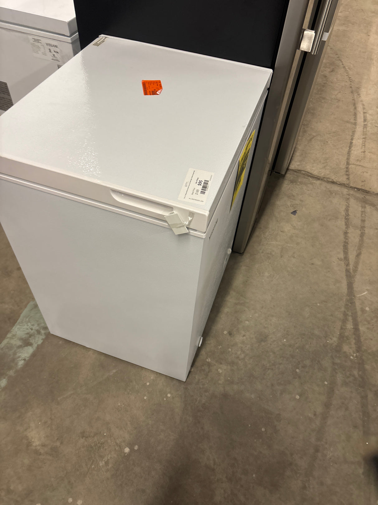 5.0 cu. ft. Manual Defrost Chest Freezer with LED Light in White Garage Ready