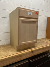 21 in. W x 24 in. D x 34.5 in. H Assembled Base Kitchen Cabinet in Unfinished with Recessed Panel