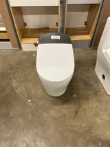 Tankless Elongated Smart Toilet Bidet in White with Auto Flush, Heated Seat, Warm Air Dryer, Bubble Infusion Wash