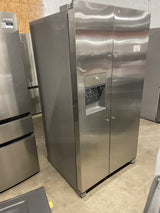 36 in. 26 cu. ft. Standard Depth Side by Side Refrigerator in Stainless Steel