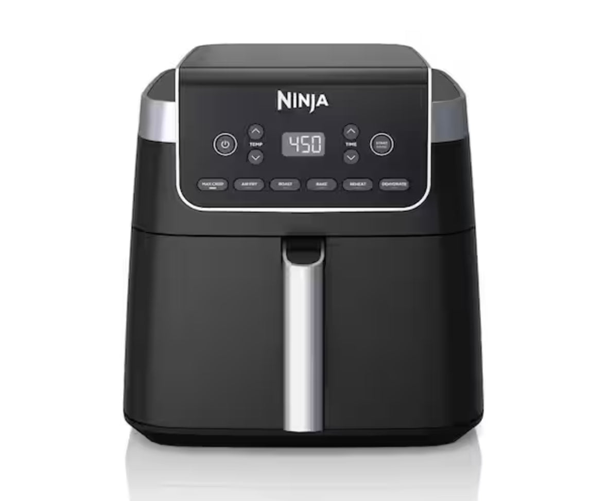 6.5 qt. Grey Air Fryer Pro XL 6 in. 1 with Nonstick Basket and Crisper Plate