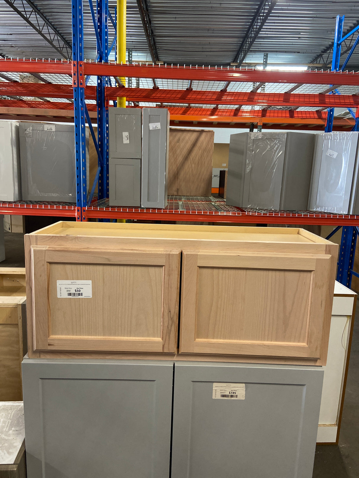 36 in. W x 12 in. D x 15 in. H Assembled Wall Bridge Kitchen Cabinet in Unfinished with Recessed Panel