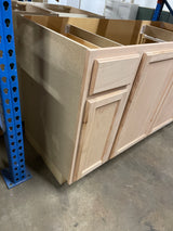 Recessed Panel 60 in. W x 24 in. D x 34.5 in. H Assembled Sink Base Cabinet in Unfinished